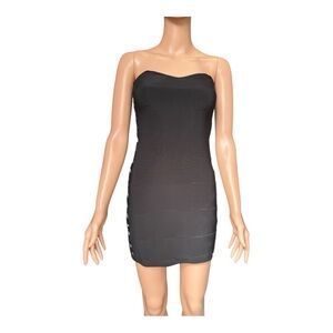 B. Smart Chic Black Strapless Dress